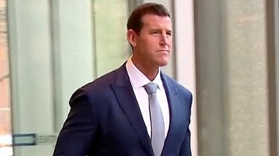 Ben Roberts-Smith walks out of court