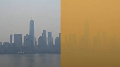 The Day That Wildfire Smoke Shrouded New York City