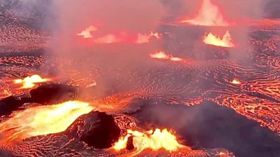 The Kilauea volcano on Hawaii's Big Island