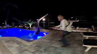Battle at the pool