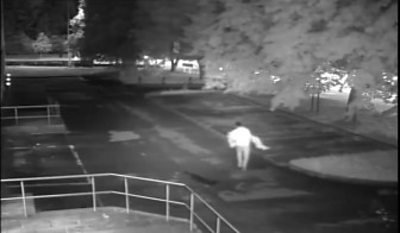 CCTV footage of man carrying woman to rape her