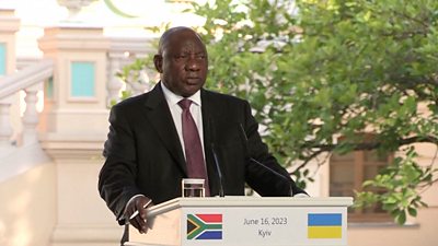 South African President in Ukraine