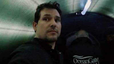 Alan Estrada on board Titan submersible