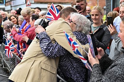 The Prince of Wales visited east Belfast in a campaign to end homelessness in the UK.