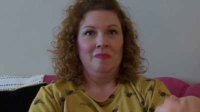 Business owner returns to work four weeks after giving birth - BBC News
