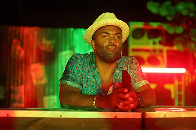 Beres (RAY FEARON) in Champion (Credit: BBC/New Pictures Ltd/William Richards)