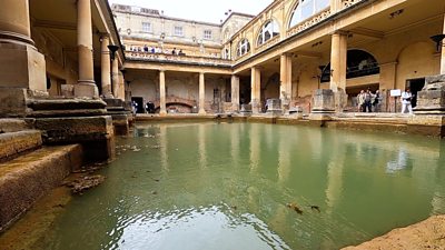 The historic Bath site has to be emptied and refilled for visitors