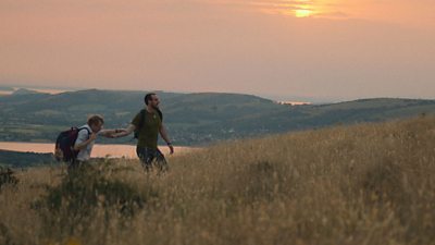 (L-R);Peter Farquhar (TIMOTHY SPALL);Ben Field (ÉANNA HARDWICKE) Photo Credit: BBC/Wild Mercury