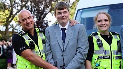 William worked with officers from a local policing team to set up the staged arrival