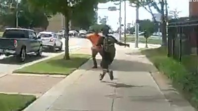 Man takes down suspect