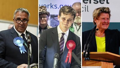 By-election winners