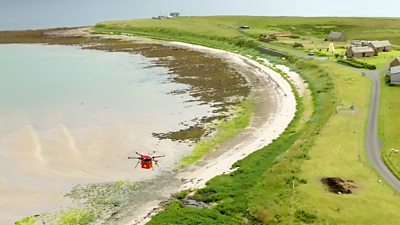 Drone in Orkney
