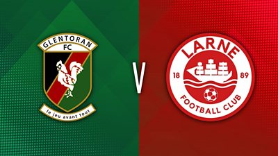 Watch: Glentoran 1-2 Larne Highlights