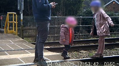 Network Rail has released footage from covert cameras to raise awareness of safety issues.