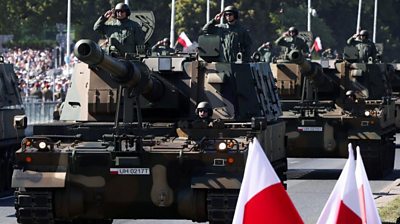 Military parade, Warsaw
