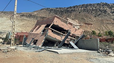 Collapsed house in Amizmiz