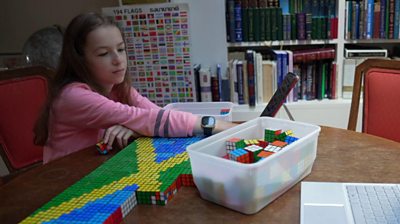 Rubik's Cube: Meet the girl mapping the world in puzzle cubes!