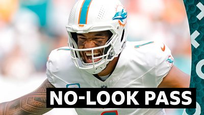 NFL: Miami Dolphins' Tua Tagovailoa makes no-look passing