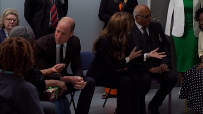 William and Kate meet members of the Windrush generation