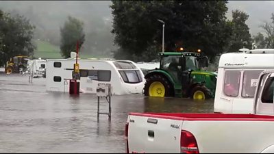 Many parts of Scotland have been hit by flooding following heavy rain since Friday.