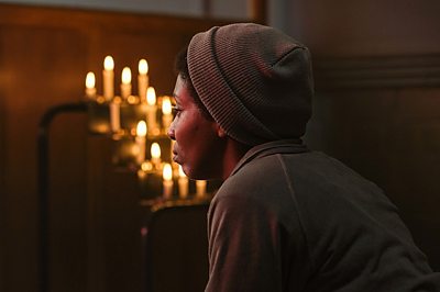 Abi (TAMARA LAWRANCE) in Time (Credit: BBC/Sally Mais)