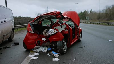Crash scene