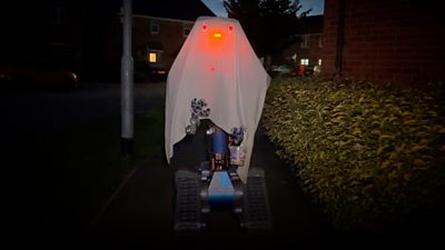 The replica robot cost more than £20,000 to make