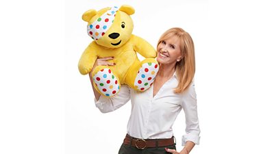 Jackie Bird and Pudsey