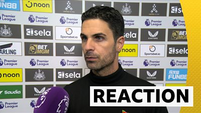 Newcastle 1-0 Arsenal: Gunners' boss Mikel Arteta embarrassed by VAR  decision for goal - BBC Sport