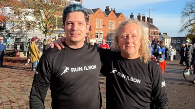 The pair are raising money for pancreatic cancer and The Ben Parker Trust Fund