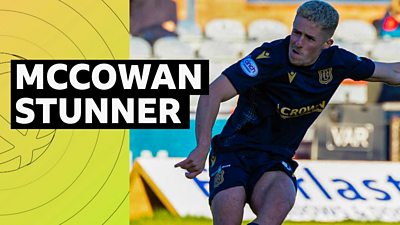 Luke McCowan: Watch stunning free-kick in Dundee win - BBC Sport