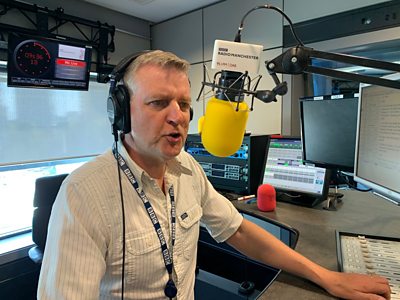 BBC Radio Manchester newsreader Paul Lockitt