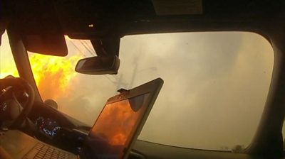 Police body cam footage of Maui fires