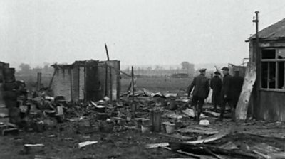Destroyed Slade Green munitions hut