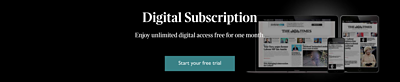 Screenshot of Digital subscription offer from the Times