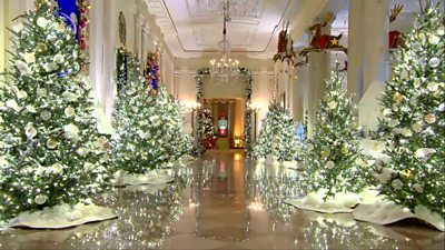 White House holiday decorations
