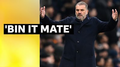 Tottenham Hotspur head coach Ange Postecoglou says the idea of sin-bins in football should be binned, suggesting he doesn't think there is a need for it to be introduced.