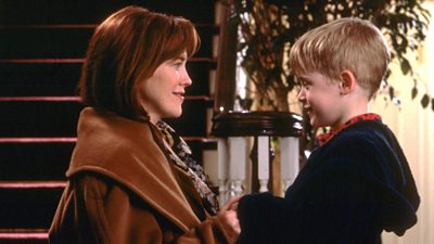 Kevin and his mum in Home Alone