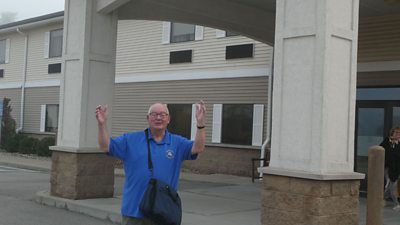 In Ambridge, Pennsylvania – but you wouldn’t know that from the totally anonymous facade of The Ambridge Inn (still a long way from Inkberrow or Rippingale).