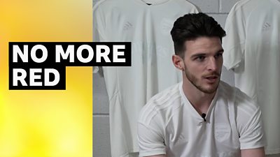 Declan Rice: Arsenal's white shirts raising awareness of 'massive