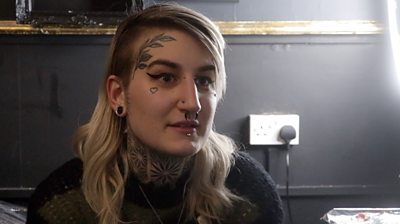 Tattoo artist Ash Burnett of Before Dawn Collective in Darlington