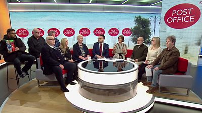 Former sub-postmasters and postmistresses speaking to the BBC