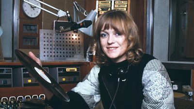 Annie Nightingale, BBC Radio 1 DJ, in November 1976