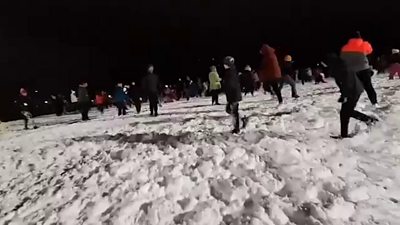 Snowball fight