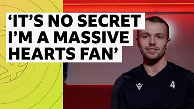 Spartans captain is a massive Hearts fan