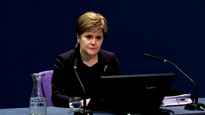 Emotional Nicola Sturgeon on being first minister in pandemic - BBC News