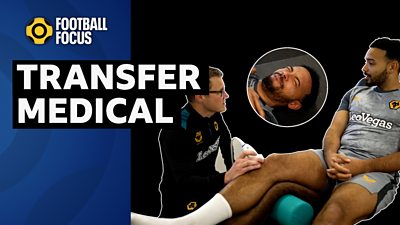 Liam MacDevitt goes through a medical at Wolves