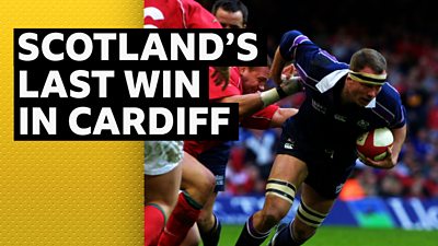 Watch the last time Scotland won in Cardiff back in 2002