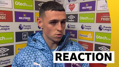 Brentford 1-3 Manchester City: Phil Foden Says 'playing Centrally ...