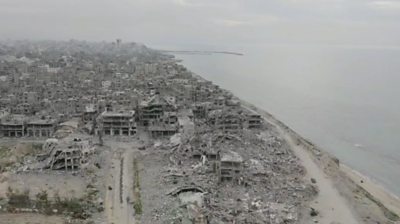 Footage released by UNRWA this week shows a trail of devastation in the seaside city.